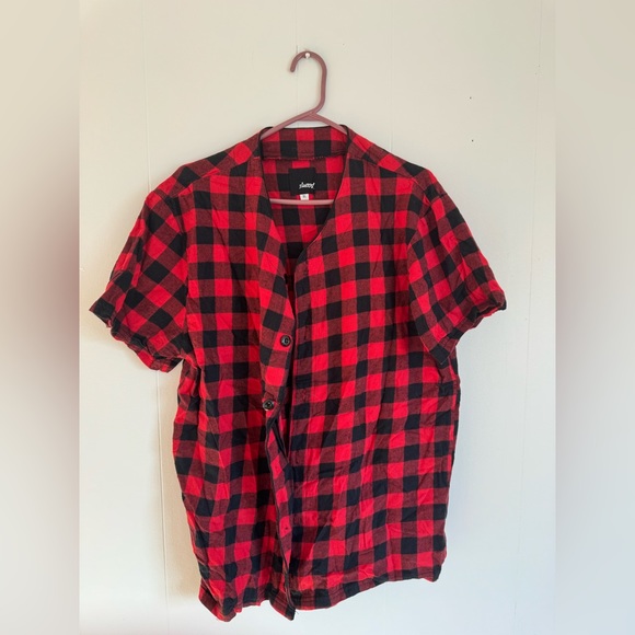 Men Elwood t shirt red & black XL - Picture 3 of 4